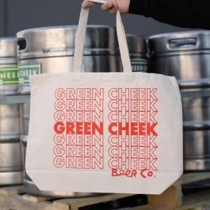 ꡼ 󥭥塼ȡȥХå / Green Cheek Thank You Tote Bag