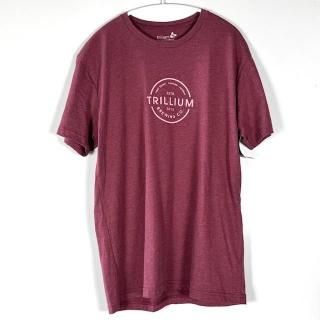 トリリウム Tシャツ バーガンディー / Trillium T-shirt Burgundy