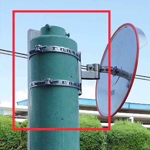 【福袋セール】 カーブミラー専用 自在バンド (太い電柱用) 電柱取り付け金具 カーポート・車庫アクセサリ