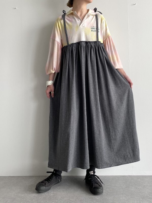 Sale Remake T Shirt Cami Tie Dye Dress リメイク タイダイ キャミワンピース Gy Kici