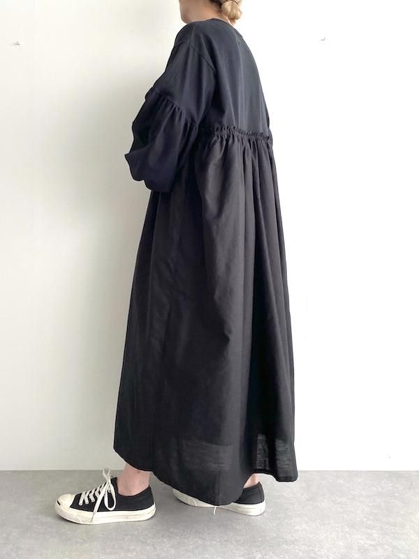 Remake Loose Dress リメイクバルーン袖ルーズワンピース Star Kici Remake Loose Dress リメイクバルーン袖ルーズワンピース Star Kici