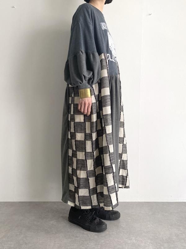 Remake asymmetry long dress / リメイクアシンメトリー