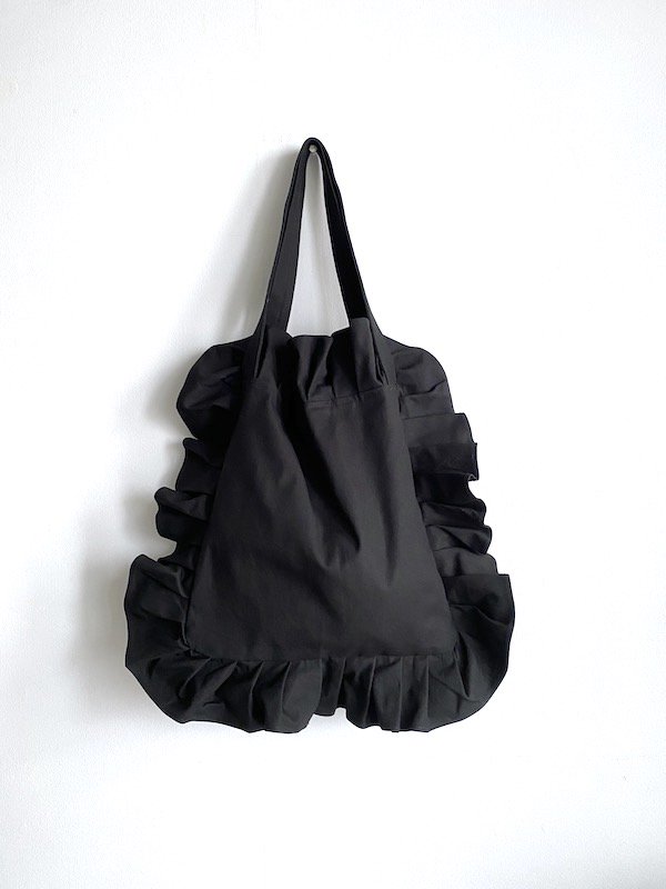 Canvas frill tote bag Small / 帆布フリルバック ( Small スモール