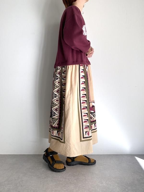 Remake loose native dress / リメイクネイティブワンピース (D Remake loose native dress / リメイクネイティブワンピース (D