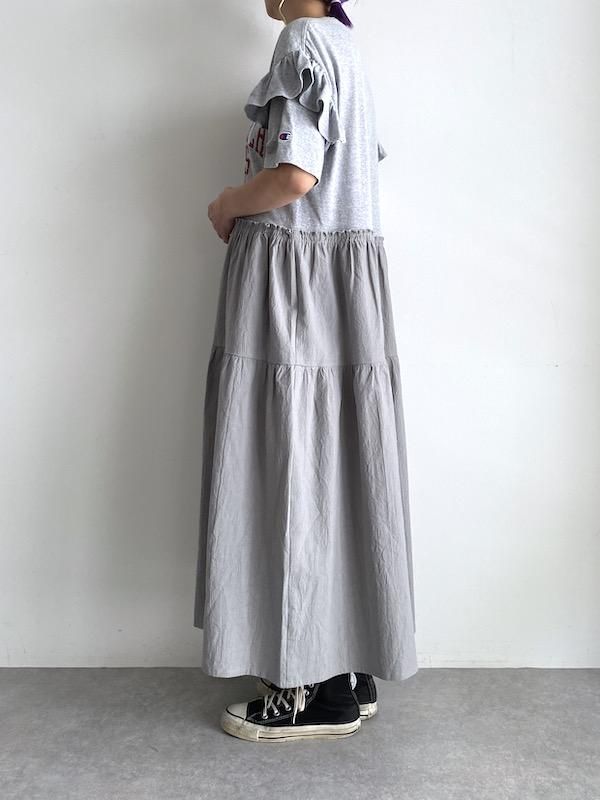 Remake frill tiered dress / リメイクフリルティアード