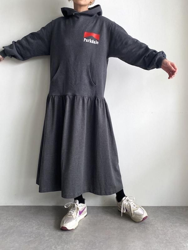 Remake long parka dress / リメイクパーカー ローウエスト