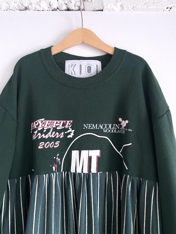 Remake long sweat dress / リメイクスウェットロングワンピース