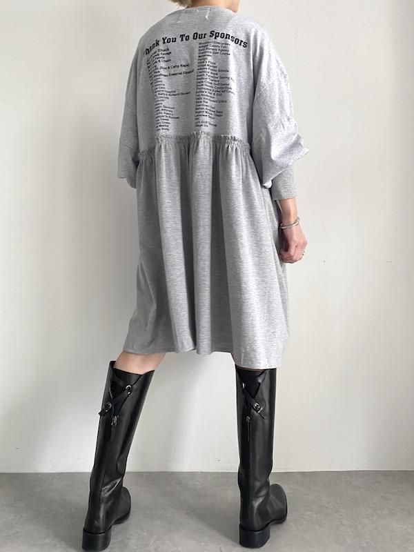 リメイクワンピース LAGUA GEM | SIDE GATHER HOODIE ミニワンピース (ワンピース