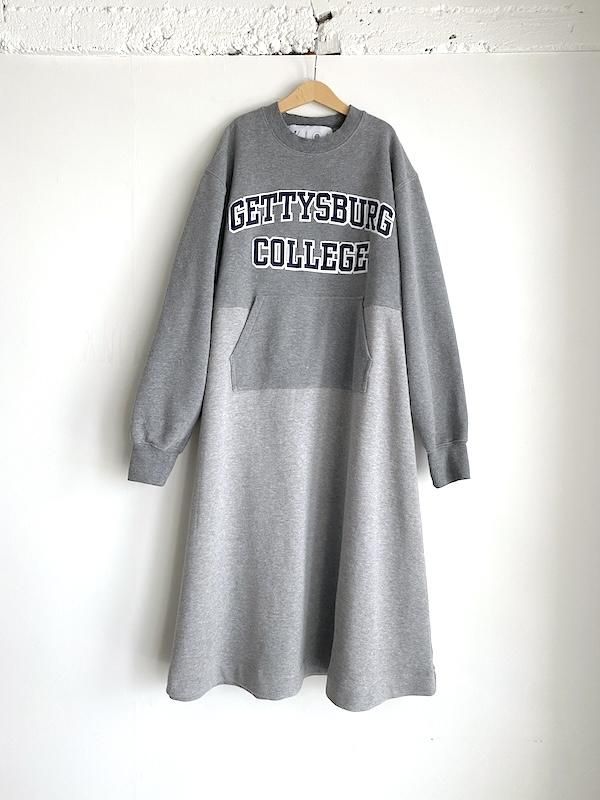 Remake long flare sweat dress / リメイクフレアスウェット Remake long flare sweat dress / リメイクフレアスウェット