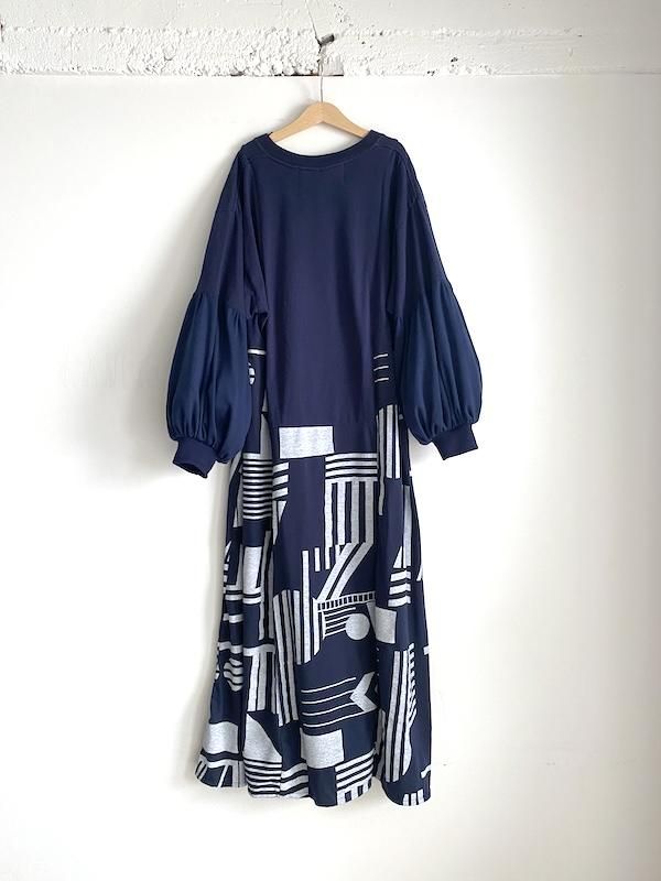 Remake switching dress / リメイク 切り替えワンピース