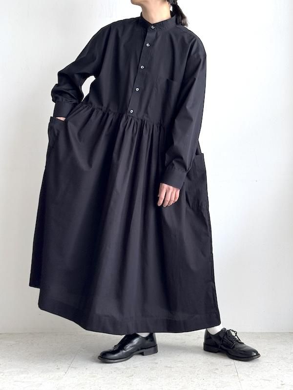 Remake black dress shirts  dress  / ݥåդᥤ֥åĥԡ(BK/4)