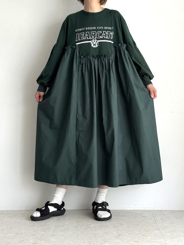 古着リメイクワンピース　2L 3L 新品 古着 リメイク ワンピース LL 2L 3L