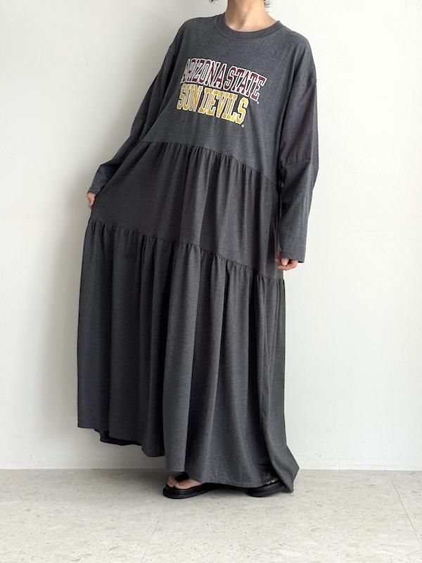 Remake  tiered  dress  / ᥤƥɥޥԡ (D.GY)