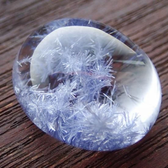 天然石ルース デュモルチェライトインクォーツ 48.4ct 24×20.5 天然石ルース デュモルチェライトインクォーツ 48.4ct 24×20.5