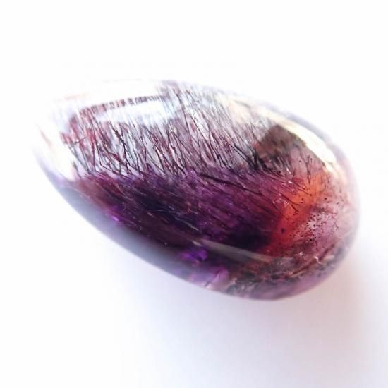 天然石ルース スーパーセブン 6.8g 27×14.5×11.5mm No97 天然石ルース スーパーセブン 6.8g 27×14.5×11.5mm No97