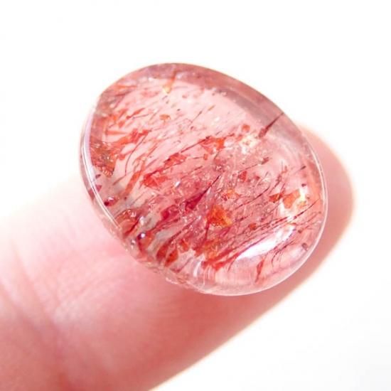 8 レピドクロサイトインクォーツ 約8.47ct 約14.5x12x6.5mm