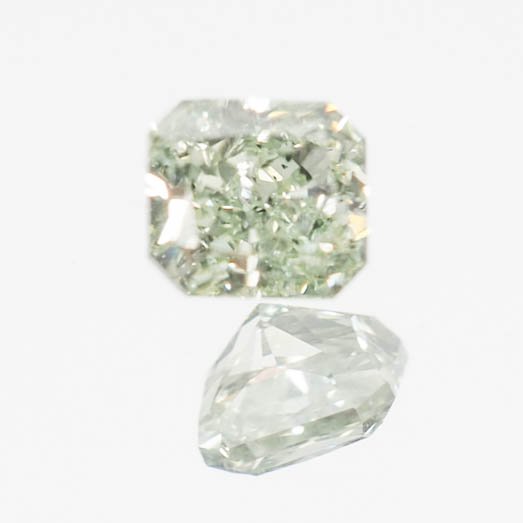 No4 グリーンダイヤモンドルース 0.281ct FANCY LIGHT YELLOW GREEN SI