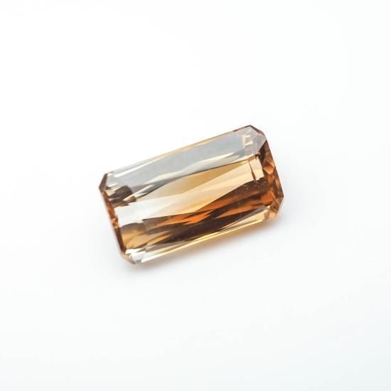 ssx2673junction produce 本物盾レプリカ　希少カラー 4.カンボジア産バイカラージルコン 3.785ct - IRODORI STONE