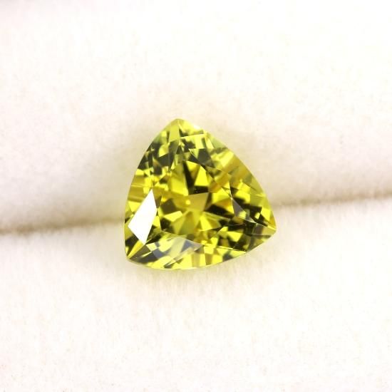 ザンビア産カナリートルマリン1.17ct パーフェクトカット