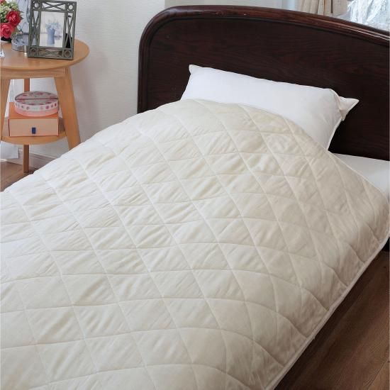 お試し価格】オーガニックコットンい草染めガーゼキルトケット（三河