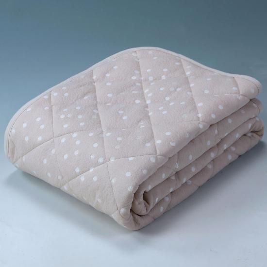 毛布まとめ　未使用品　棉毛布　キルトケット　棉　コットン キルトケット(肌掛け布団)*シングル140×210cm*ショコラブラウン