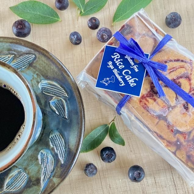 グルテンフリー&乳製品・白砂糖不使用♪米粉ケーキ<綾ブルーベリー>