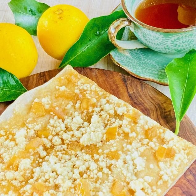 トースターで5分♪ 白砂糖不使用天然酵母スイーツピザ<綾日向夏>
