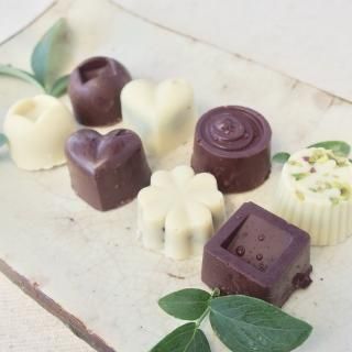 白砂糖不使用♪ オーガニックホワイト&ビターチョコセット<8個>