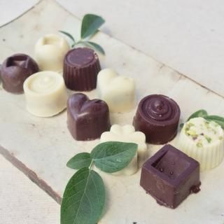 白砂糖不使用♪ オーガニックビター&ホワイトチョコ詰合わせ<10個>