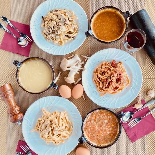 スペシャルパスタ&スープセット<パスタ3食、スープ3食>