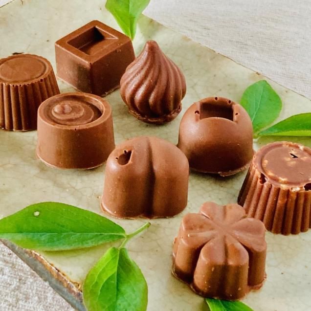 オーガニックミルクチョコセット<全種類8個>白砂糖不使用♪<img class='new_mark_img2' src='https://img.shop-pro.jp/img/new/icons1.gif' style='border:none;display:inline;margin:0px;padding:0px;width:auto;' />