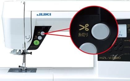ミシン本体 JUKIコンピュータミシンHZL-V2000（自動糸切り搭載