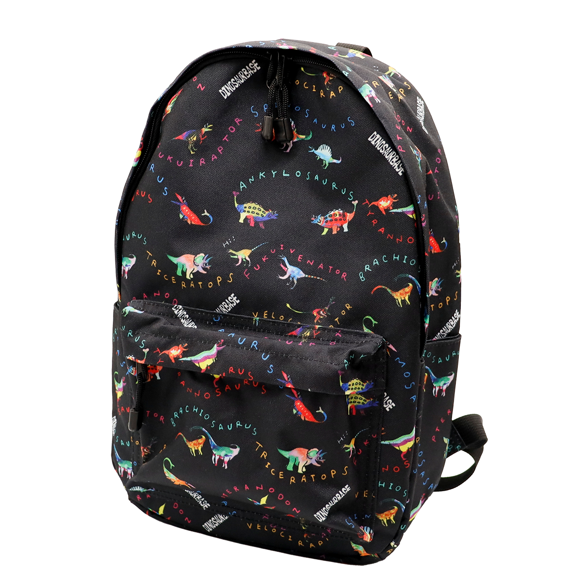 カラフル恐竜キッズリュック【黒】(AT-DINOSAURS) - 恐竜専門 カラフル恐竜キッズリュック【黒】(AT-DINOSAURS) - 恐竜専門