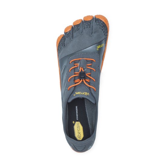ビブラム ファイブフィンガーズ KSO  EVO(色：Grey/Orange)｜フィットネス/トレーニング向けの男性用モデル。利用場所はジム/スタジオ/フィットネス/ヨガなどにオススメです。｜free  foot