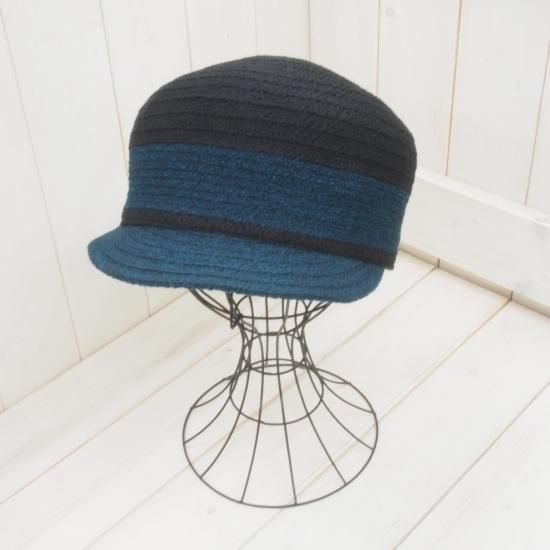 ウールアクリル ツートンキャスケット - 石田製帽【公式