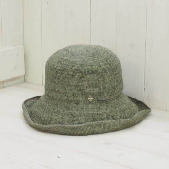 極細ラフィアかぎ編み 後染めセーラ