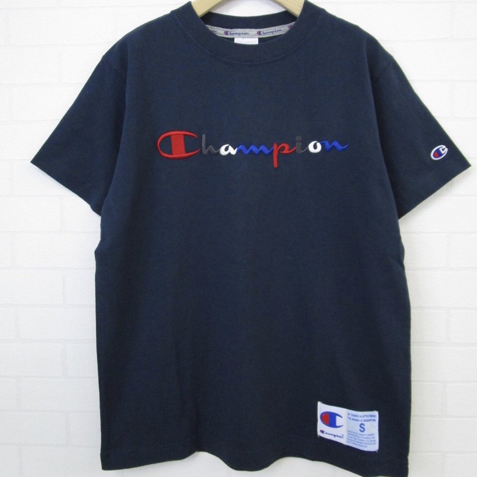 Champion トリコロール刺繍tシャツ Sheth Online Store シスオンラインストア