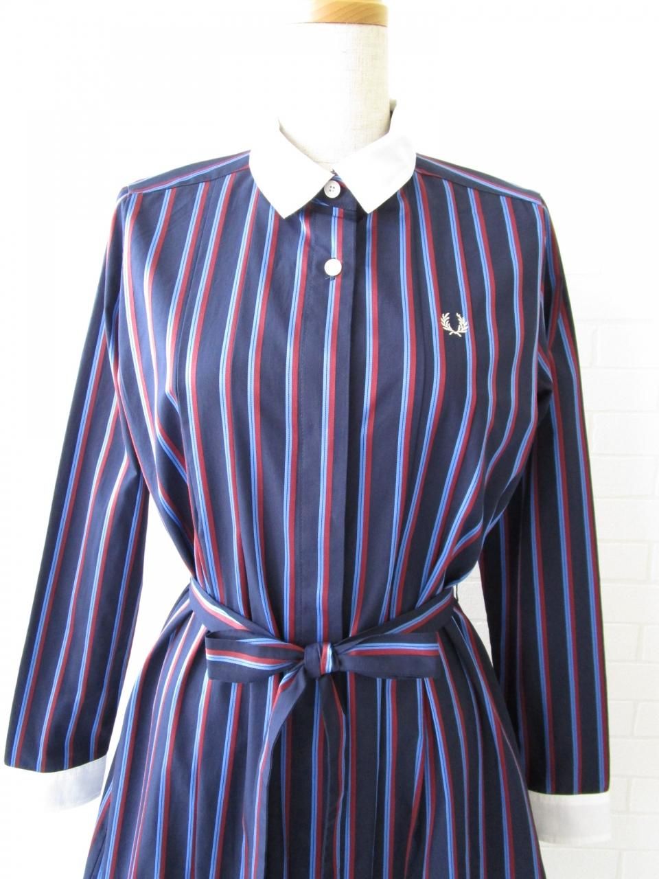 FRED PERRY - ストライプシャツドレス - Sheth Online Store