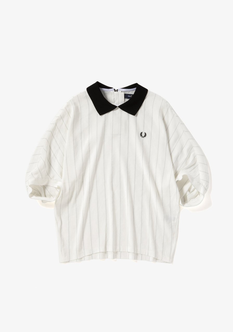 FRED PERRY - リブカラーストライプシャツ - Sheth Online Store 