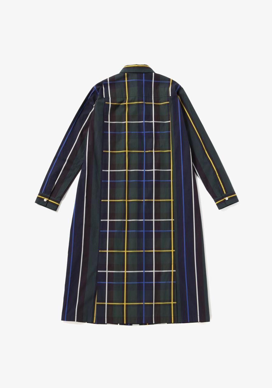 関税送料込★SALE★ラスト★Fred Perry★プリーツシャツドレス FRED PERRY - バックプリーツシャツドレス - Sheth Online Store
