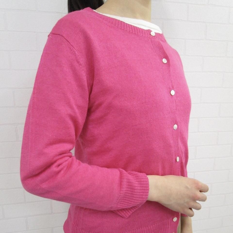 PONT DE CHALONS ポンデシャロン リネンカーディガン 【新品】 リネンVネックカーデ PONT DE CHALONS ポンデシャロン | PONT DE