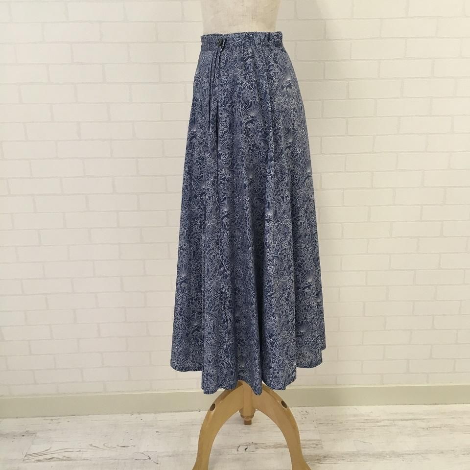 ★【新品】SarahWearサラウェア　リバティスプリングガーデンタッグスカート ☆【新品】SarahWearサラウェア リバティスプリングガーデン