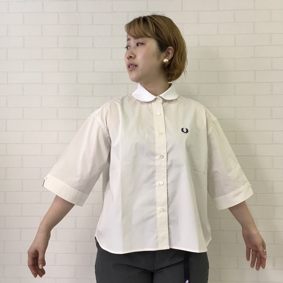FRED PERRY - RIBBED COLLAR SHIRT - Sheth Online Store - シスオンラインストア