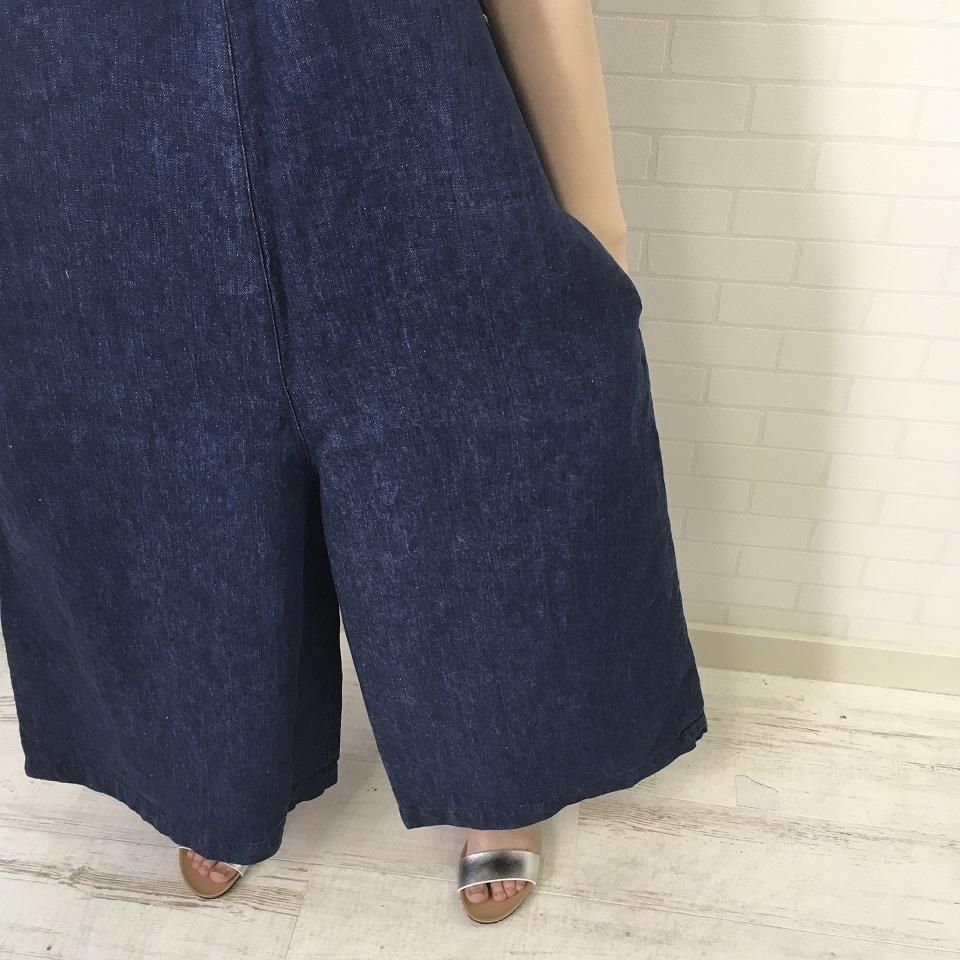 SARAHWEAR - リネンツイルサロペット - Sheth Online Store