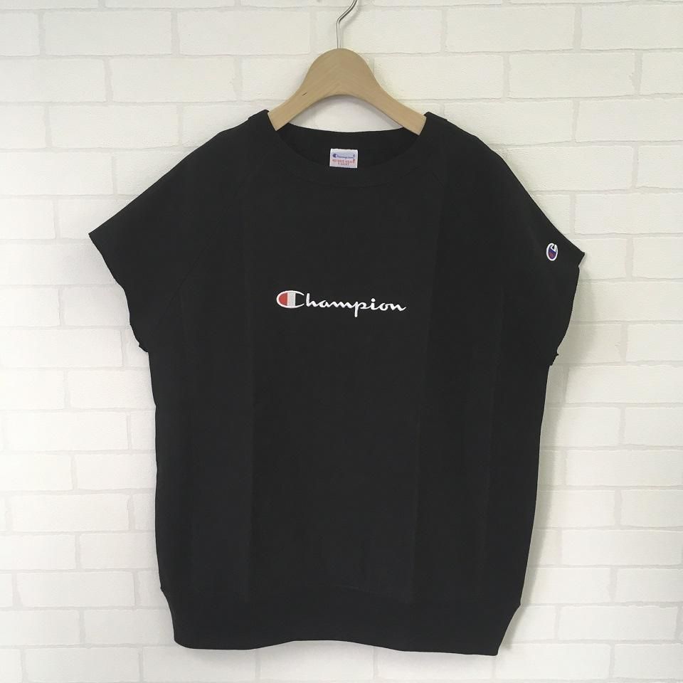 別注　champion リバースウィーブ スモールロゴ　BLACK Champion チャンピオン リバースウィーブ 青単タグ カレッジ