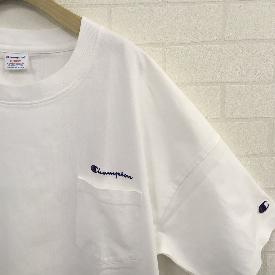 Champion - ロゴ刺繍ポケット付ビックTシャツ(C3K357) - Sheth Online Store - シスオンラインストア