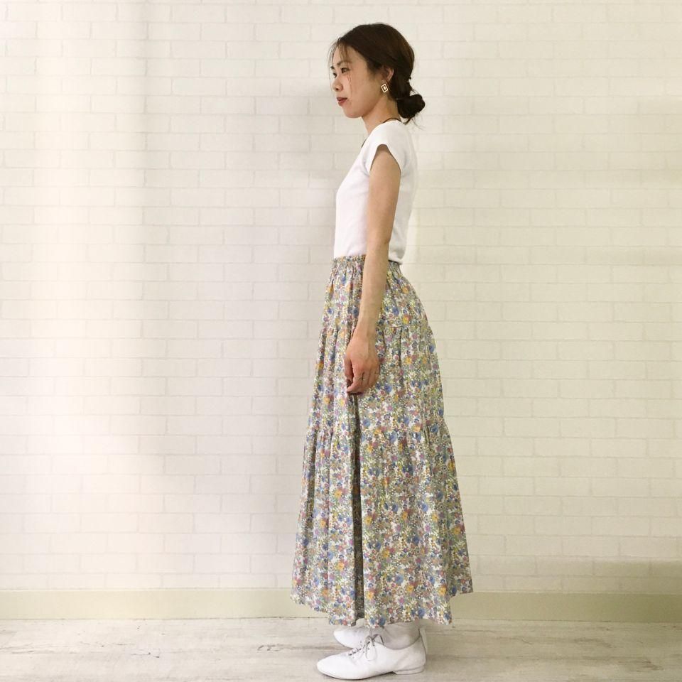 SARAHWEAR - 3段ティアードスカート(リバティコレクション SARAHWEAR - 3段ティアードスカート(リバティコレクション