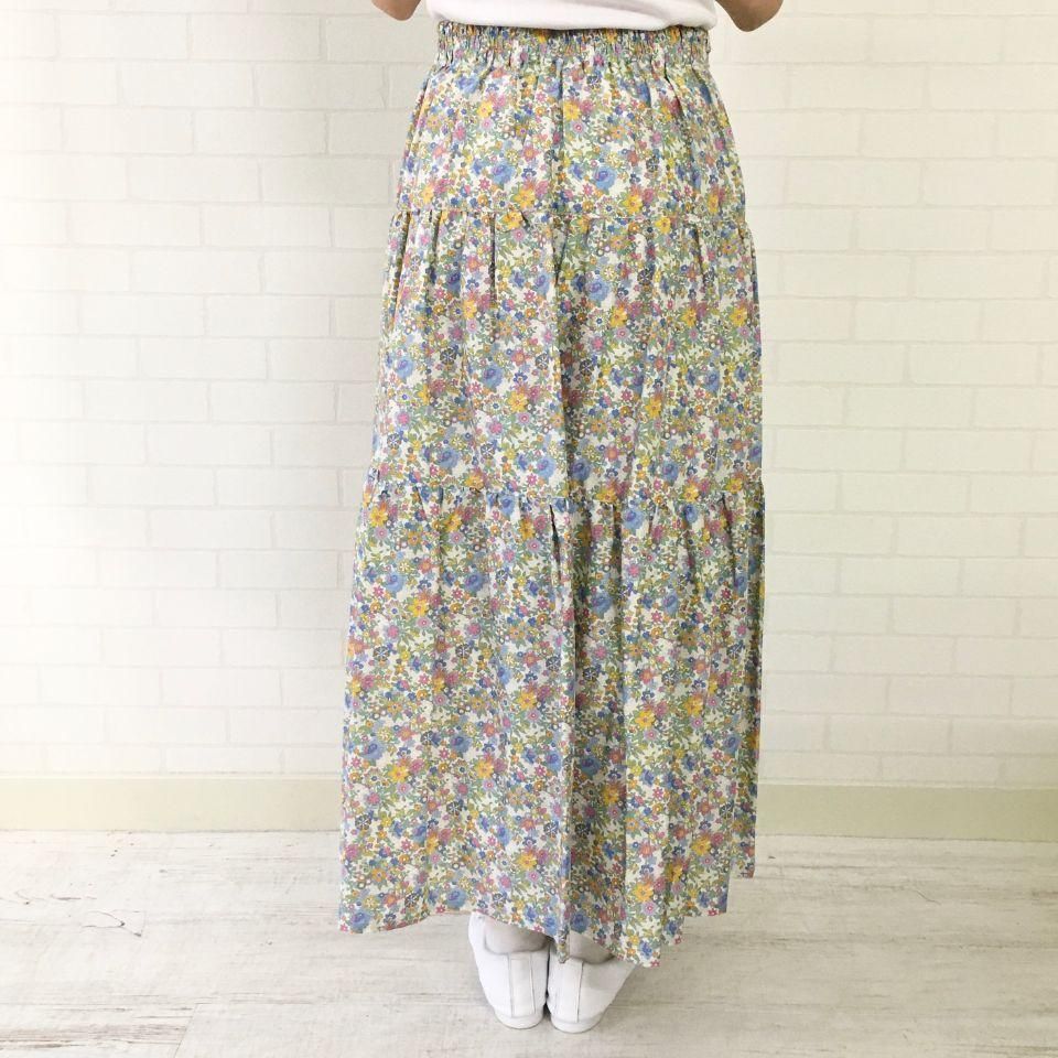 SARAHWEAR - 3段ティアードスカート（リバティコレクション