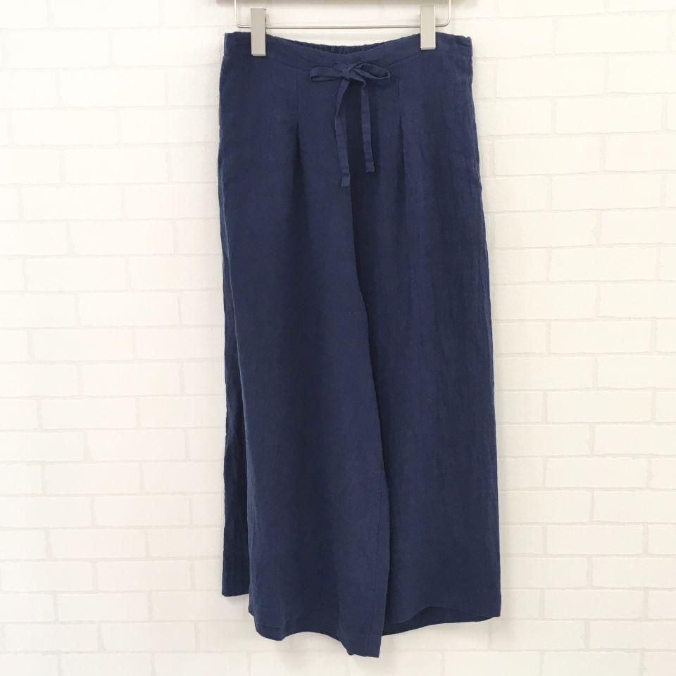 ベルギーリネン100％ パンツ キナリ trim_ofcrs_item0e3ca69c56b311e