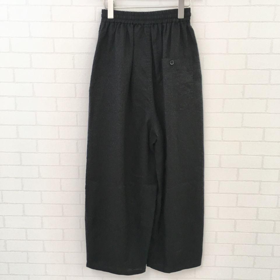 Lig.cocoonpants リグドット　コクーンパンツ　黒 S 新品未使用 オーガニックコットンシルク高密度タイプライター / コクーン
